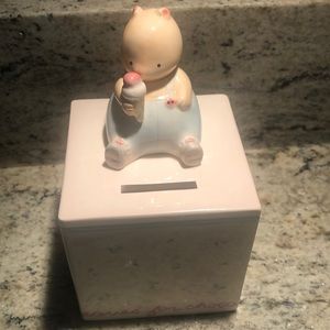 Vintage Porcelain Coin Bank